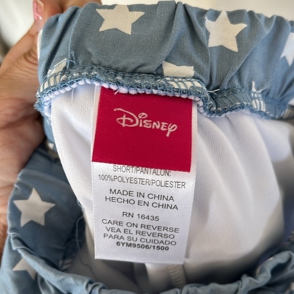 Brand New Disney All-American Minnie Mouse 2-Piece Set Shirt Blue Ruffle Skirt - Picture 9 of 13